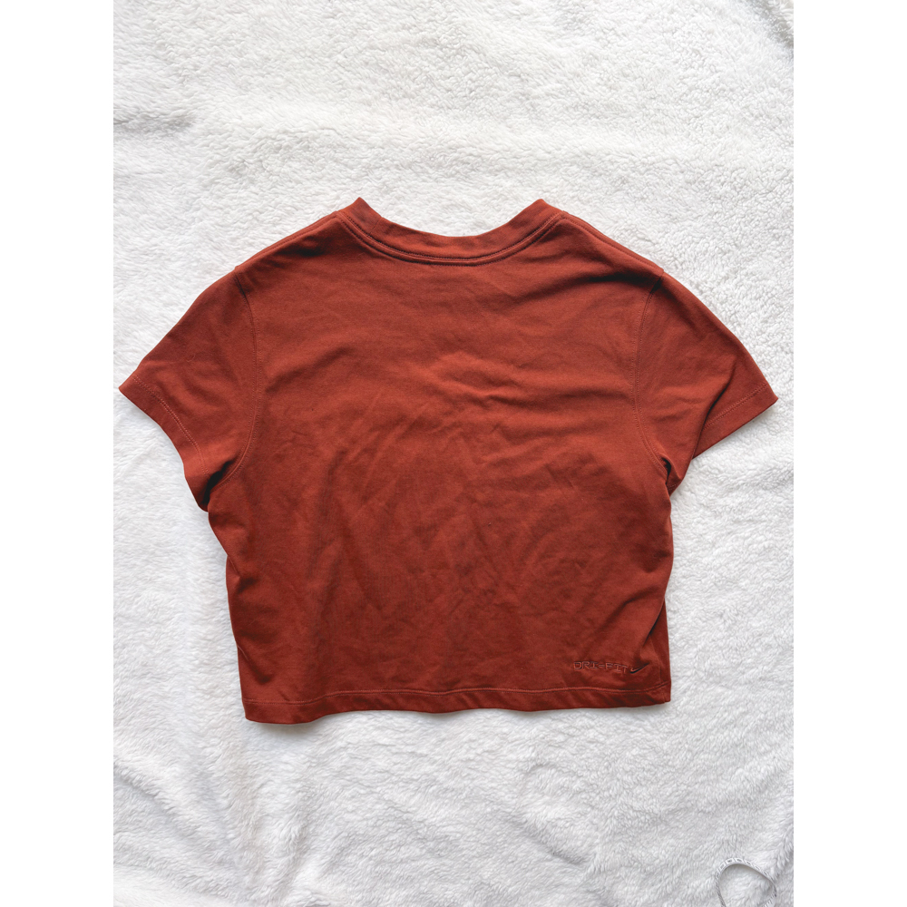 Nike ACG Dri-FIT Cropped Tee Cinnamon Picante Red Women’s Large - Picture 3 of 8